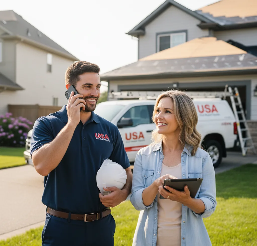 USA Roof Repair Experts customer support in Centereach